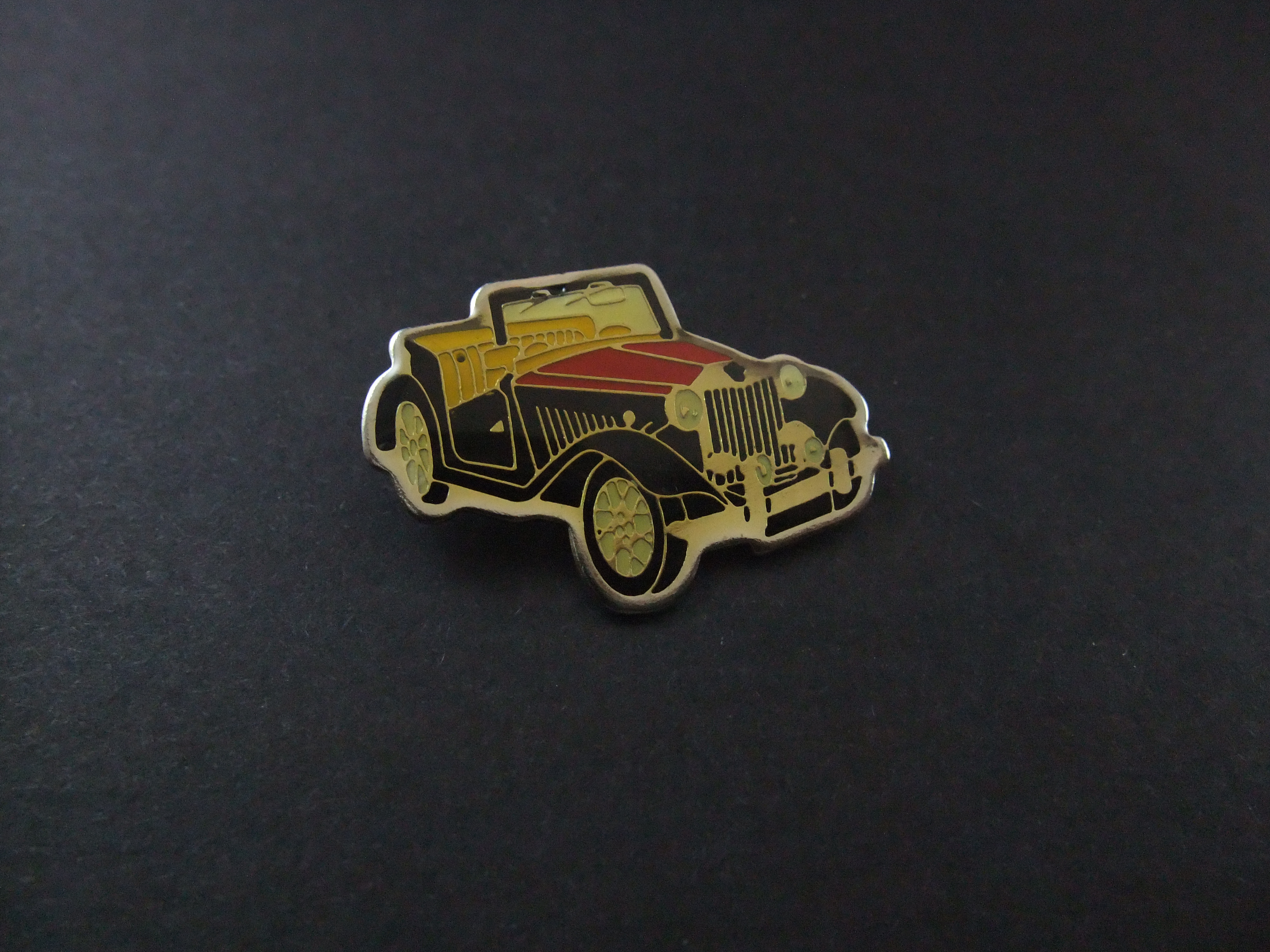 MG TC Midget tweezitter sportwagen 1945, zwart